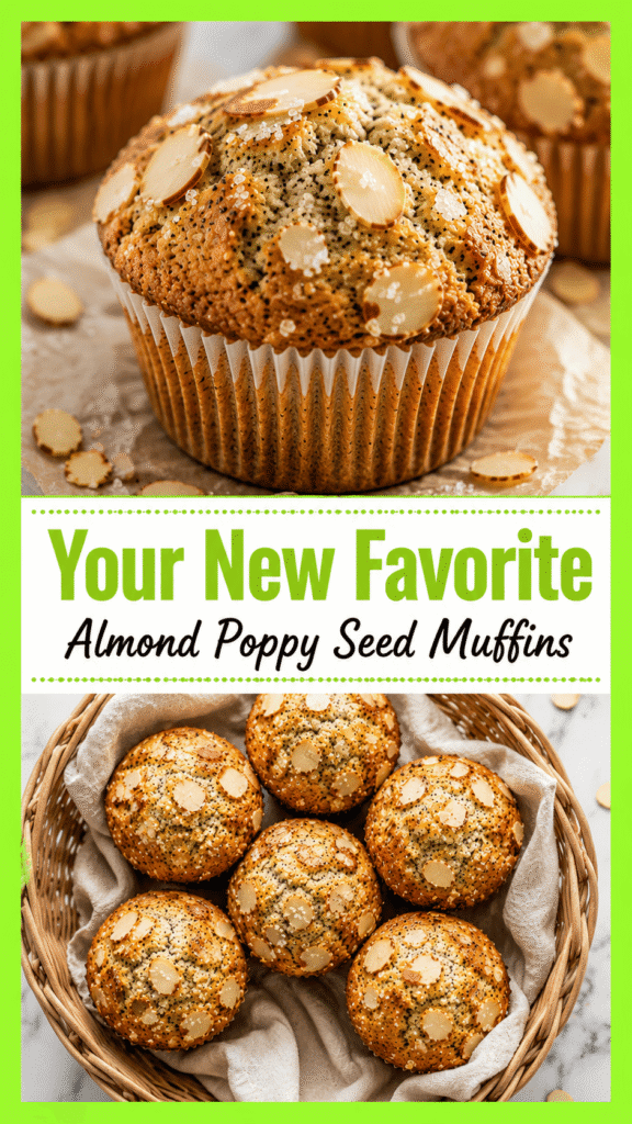 Almond Poppy Seed Muffins