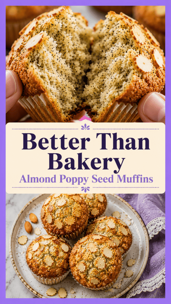 Almond Poppy Seed Muffins