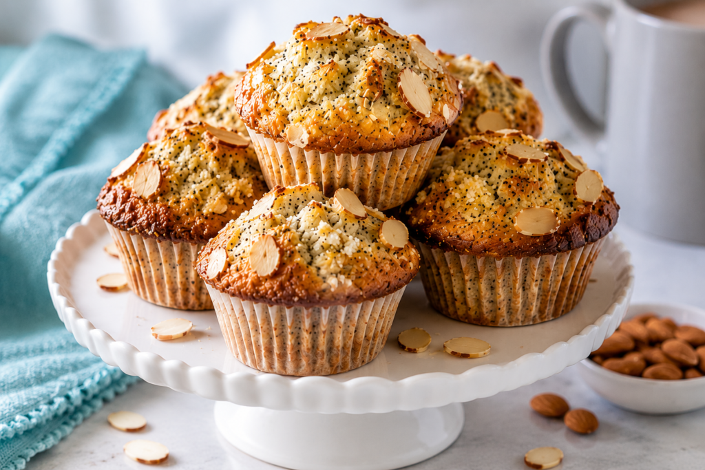 Almond Poppy Seed Muffins
