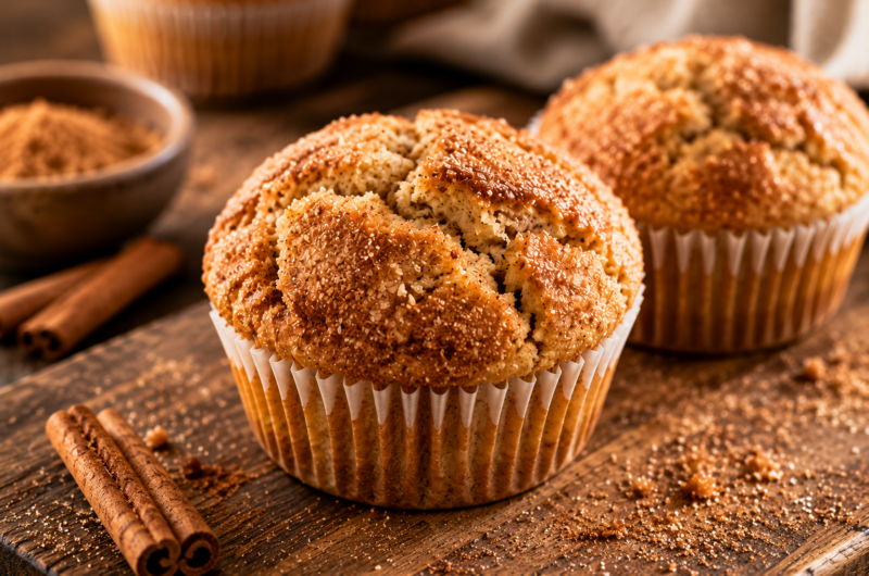Snickerdoodle Muffins: Soft, Fluffy & Cinnamon-Sugar Perfect