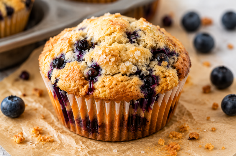 Brown Butter Blueberry Muffins: Soft, Buttery Bakery-Style Muffins