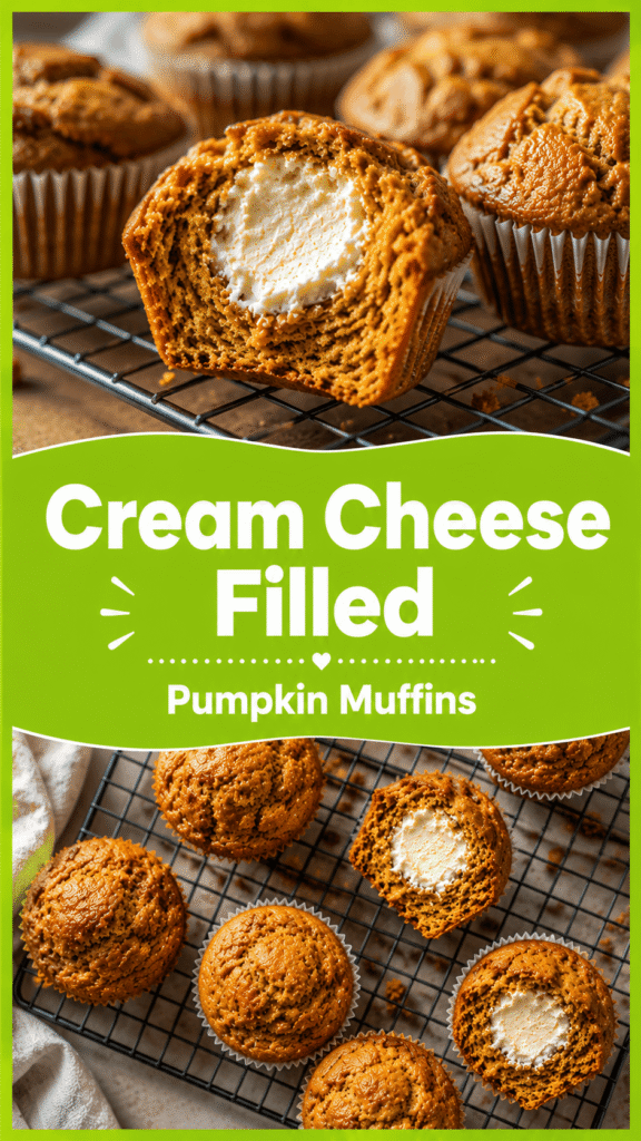 Pumpkin Cream Cheese Muffins
