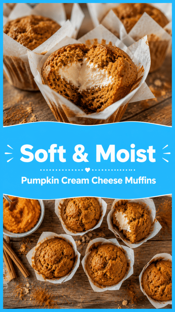 Pumpkin Cream Cheese Muffins