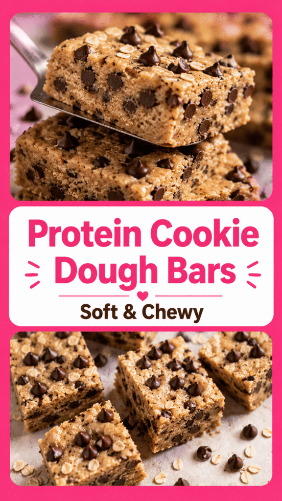 Protein Cookie Dough Bars