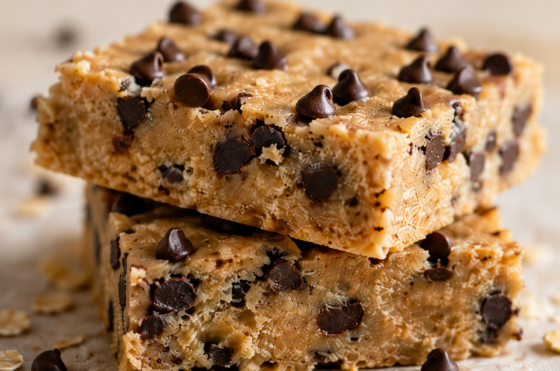 Protein Cookie Dough Bars Recipe (Healthy, No-Bake & Easy!)