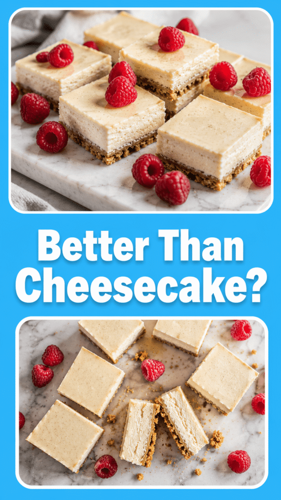 High Protein Cheesecake Bars