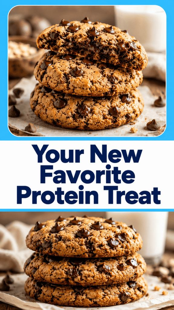 High Protein Chocolate Chip Cookies