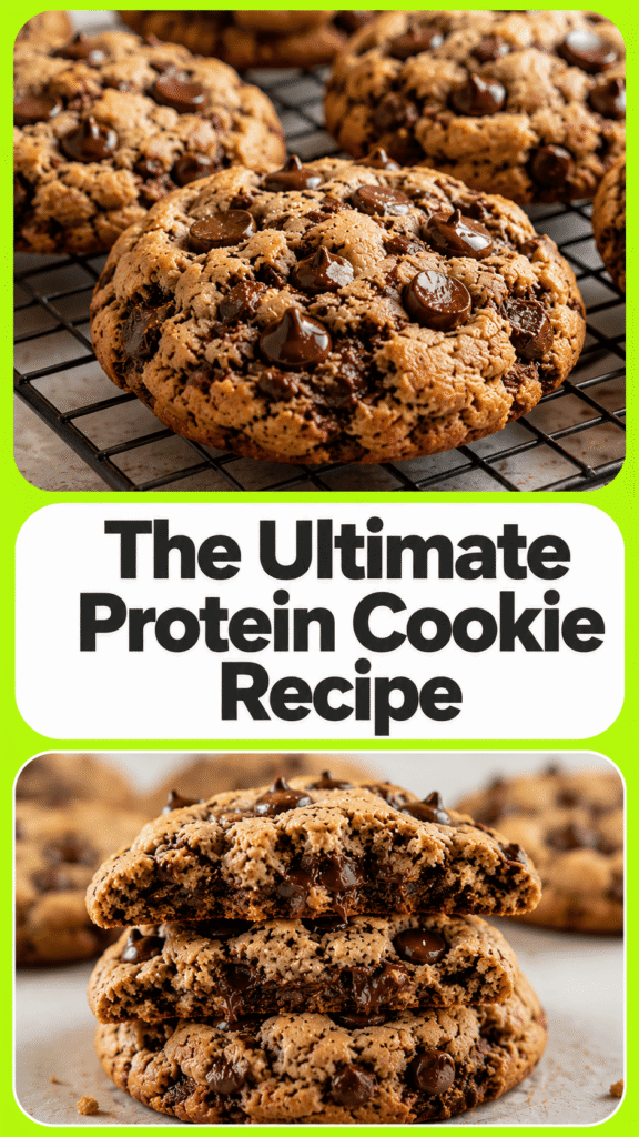 High Protein Chocolate Chip Cookies