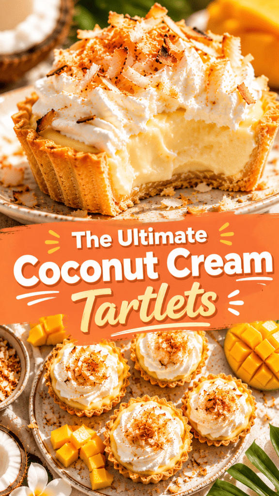Coconut Cream Tartlets