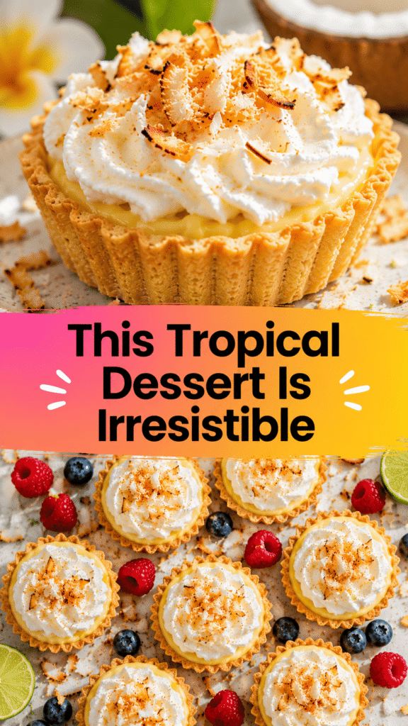 Coconut Cream Tartlets