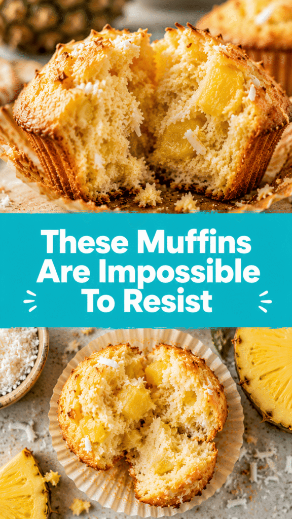 Pineapple Coconut Muffins