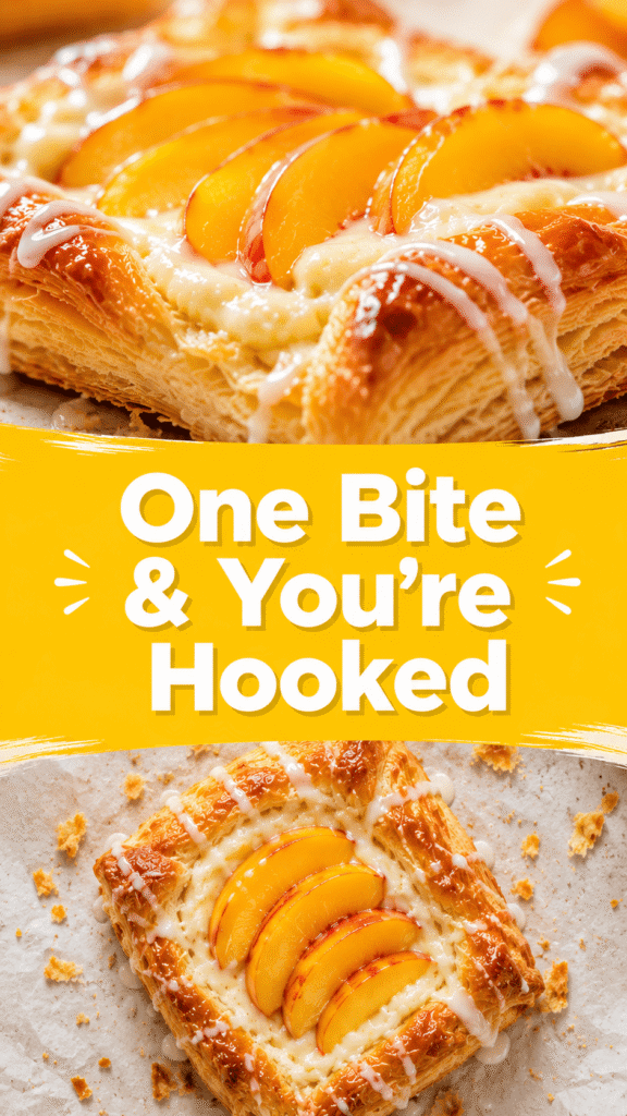 Peach Cream Cheese Danish