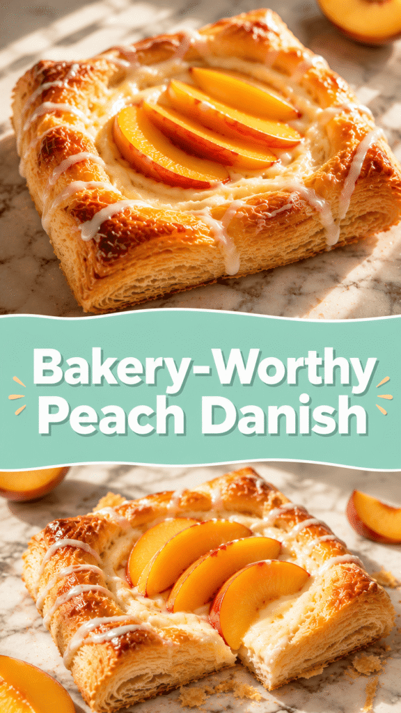 Peach Cream Cheese Danish