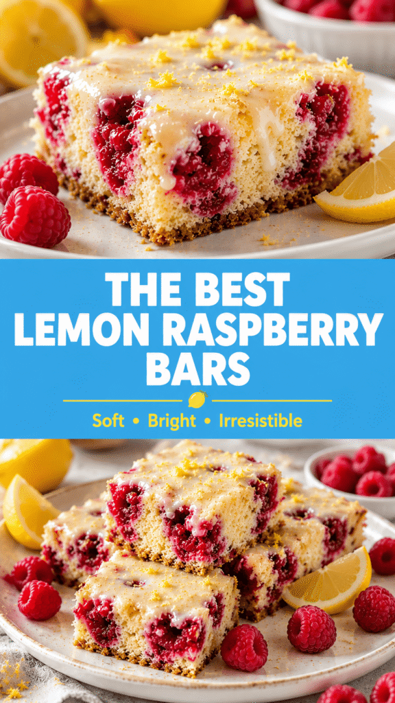 Lemon Raspberry Muffin Bars