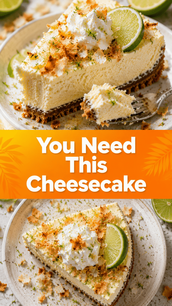 Coconut Lime Cheesecake