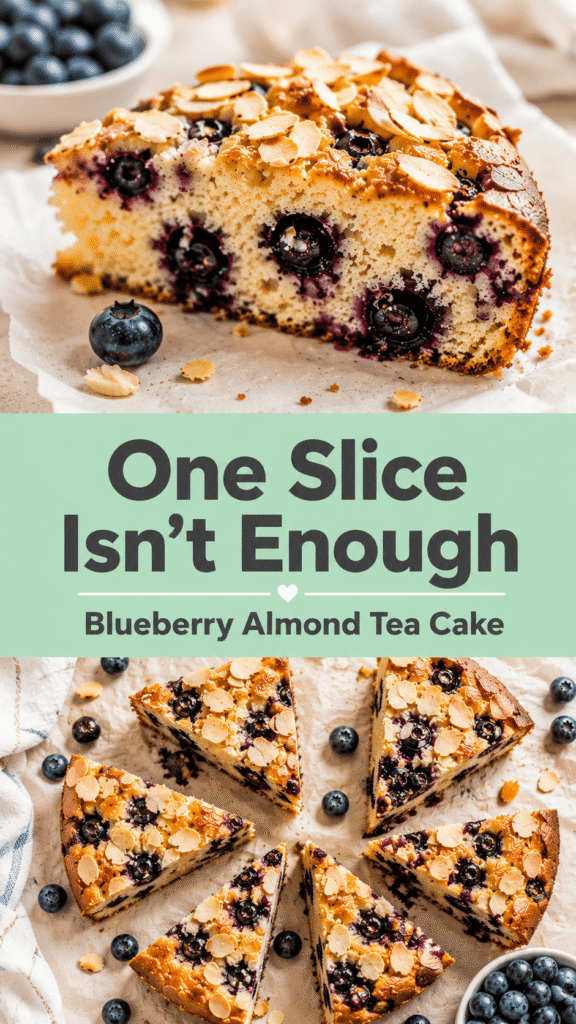 Blueberry Almond Tea Cake