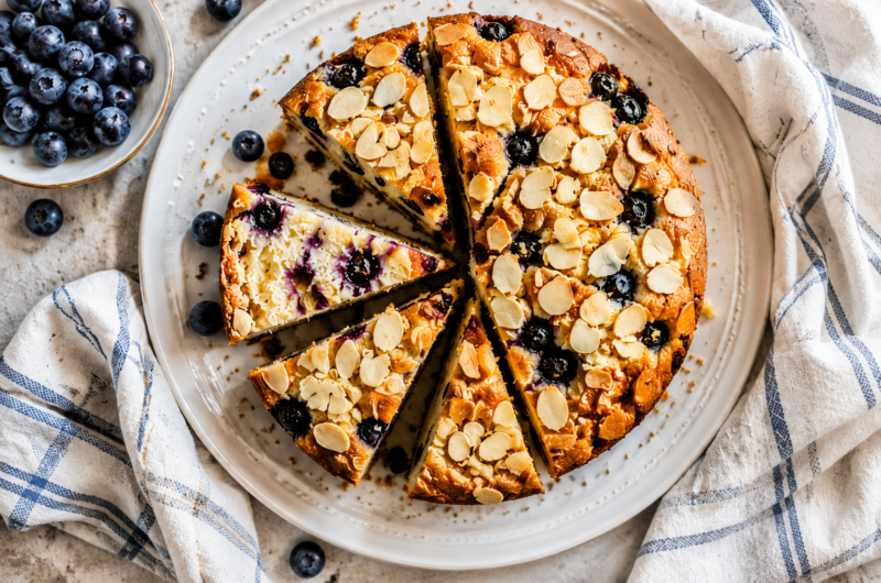 One Bite of This Blueberry Almond Tea Cake and You'll Be Hooked