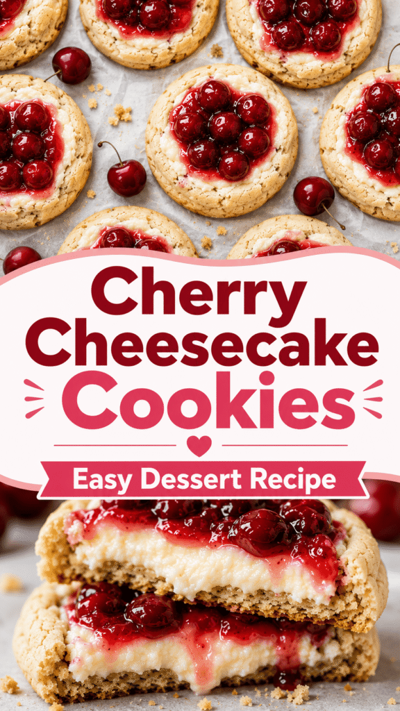 Cherry Cheesecake Cookies