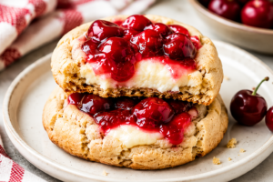 Cherry Cheesecake Cookies