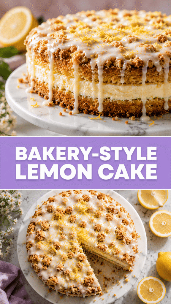 Lemon Cream Cheese Coffee Cake