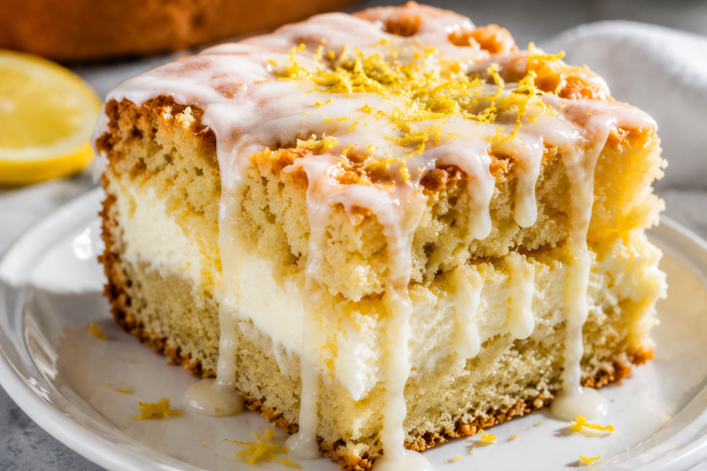 Lemon Cream Cheese Coffee Cake