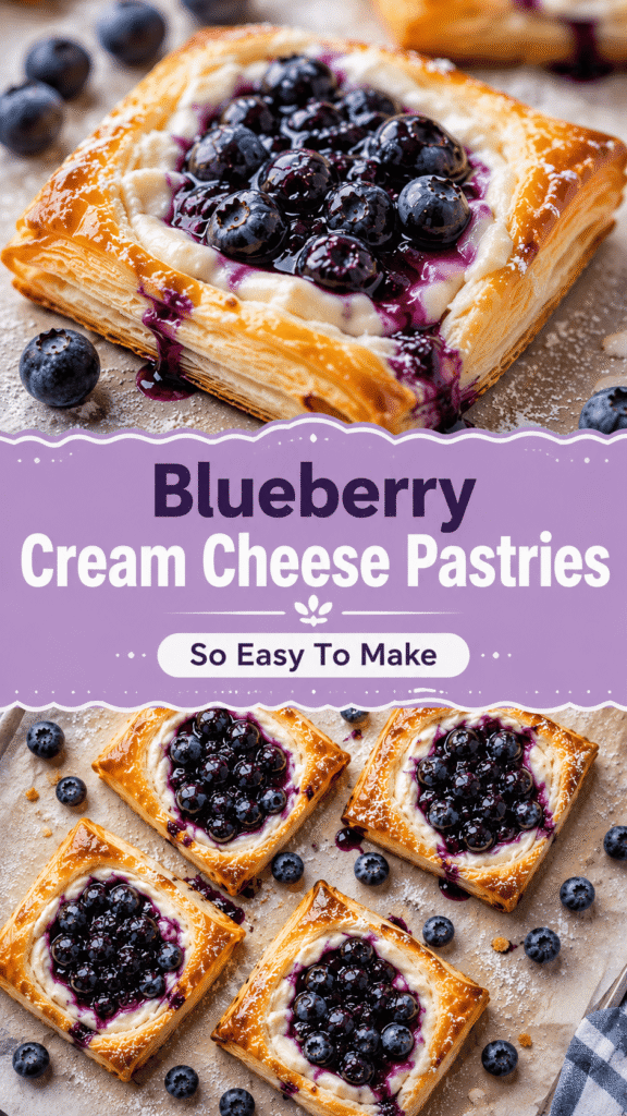 Blueberry Cream Cheese Pastries