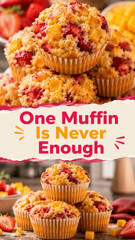 Strawberry Mango Muffins