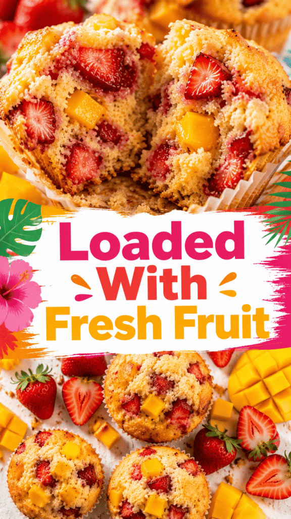 Strawberry Mango Muffins