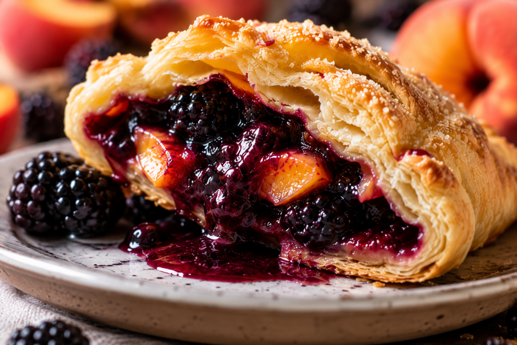 Blackberry Peach Turnovers