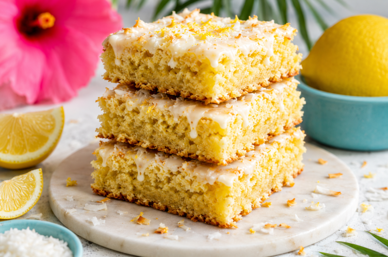 Lemon Coconut Cookie Bars: The Perfect Sweet and Tangy Treat