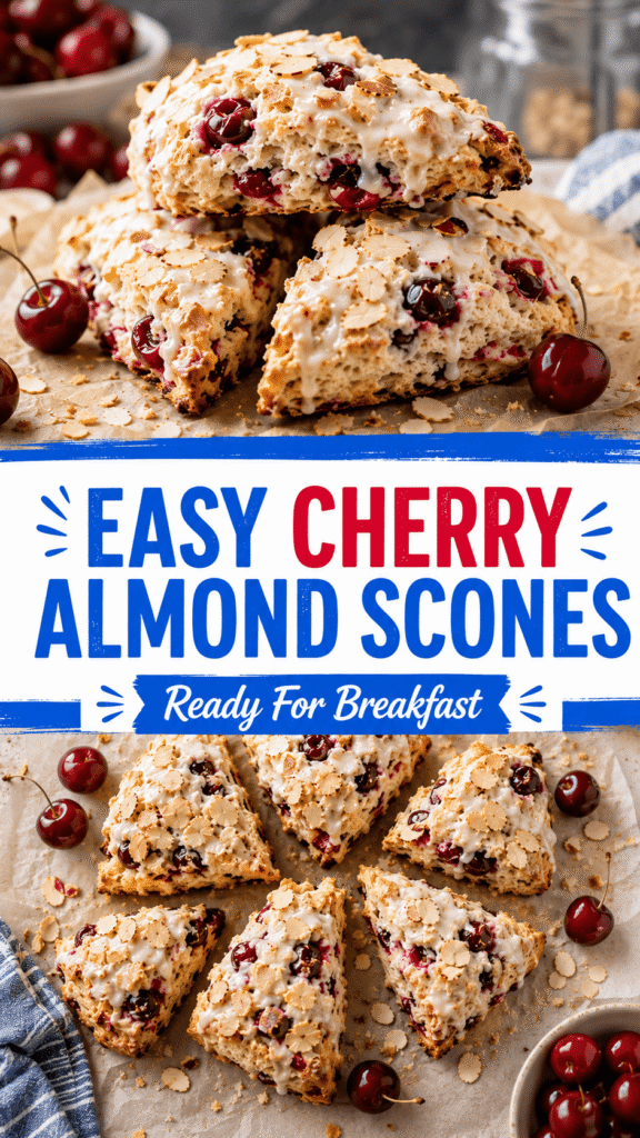 Cherry Almond Scones