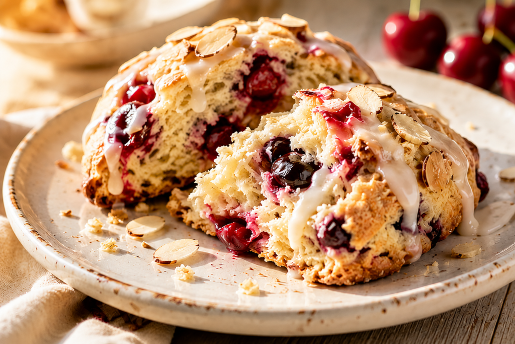 Cherry Almond Scones