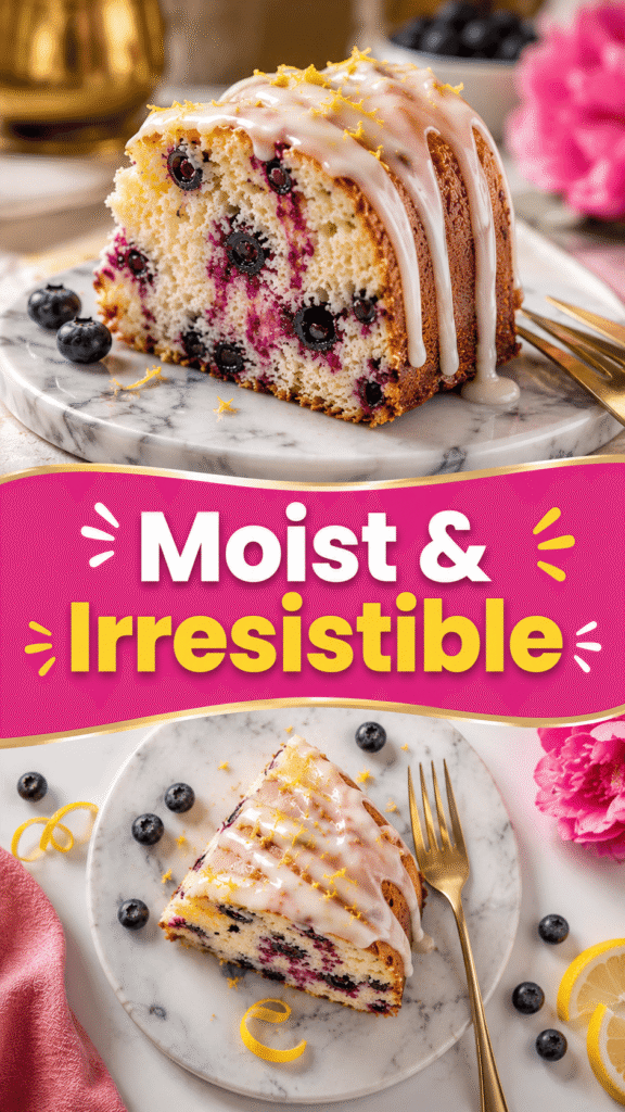 Lemon Blueberry Bundt Cake