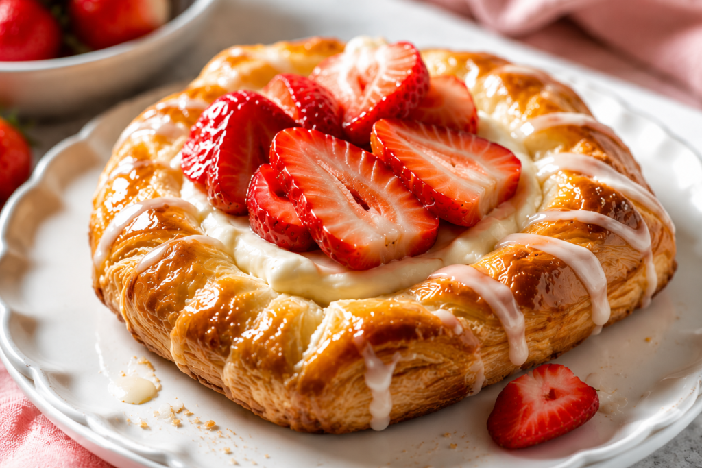 Strawberry Cream Cheese Danish