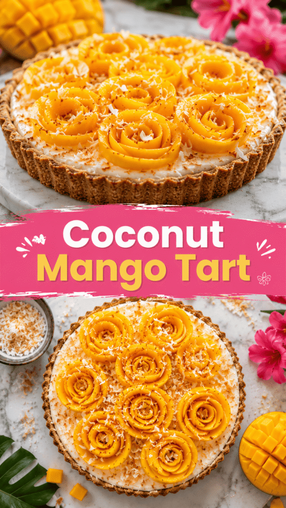 Coconut Mango Tart