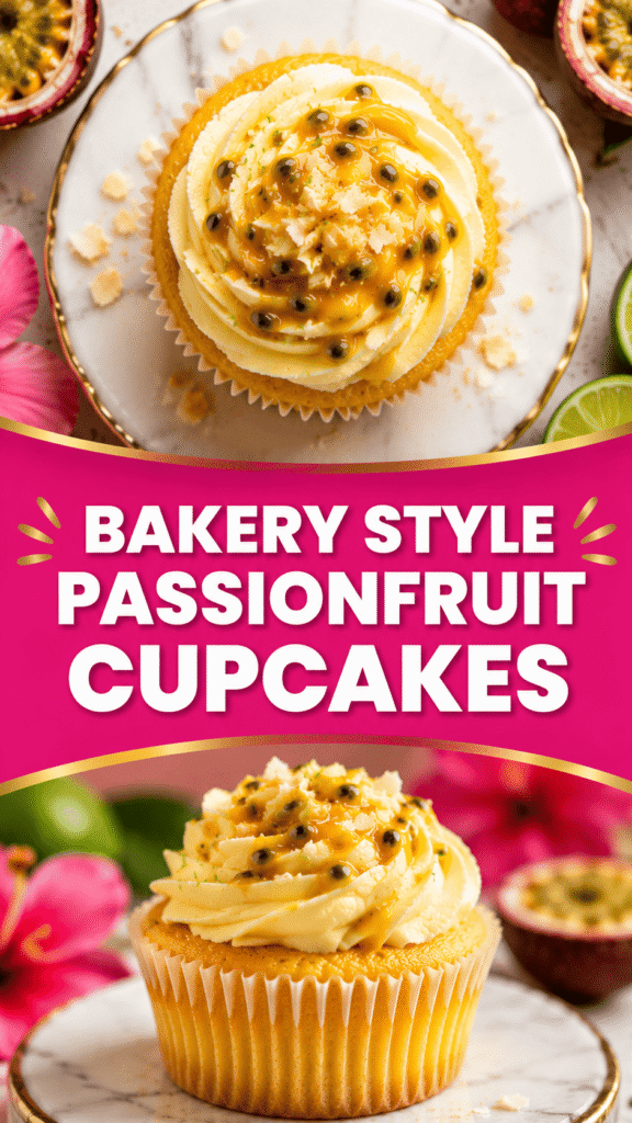 Tropical Passionfruit Cupcakes