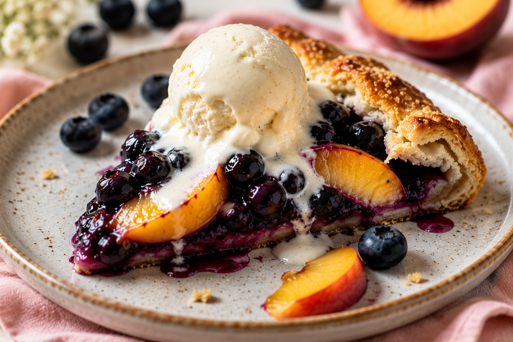 Blueberry Peach Galette