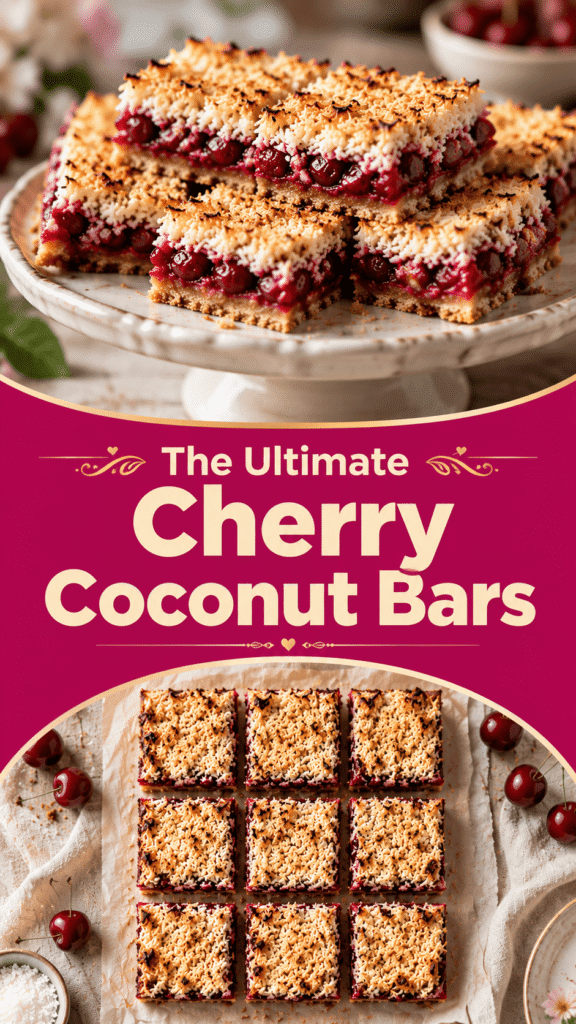 Cherry Coconut Bars