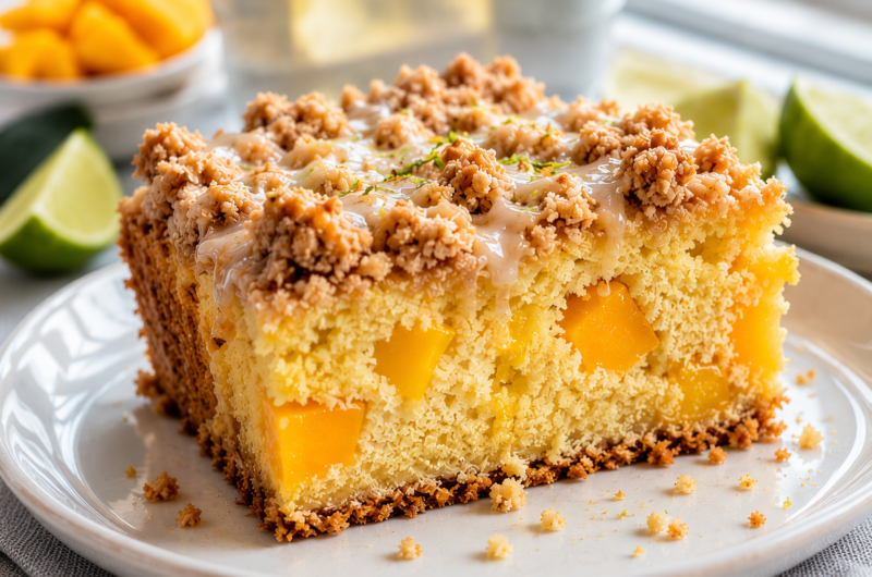 Mango Lime Coffee Cake: A Tropical Twist on a Classic Treat