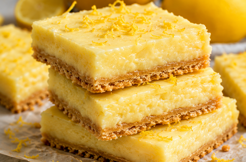 Lemon Cream Tart Bars – The Perfect Sweet and Tangy Dessert