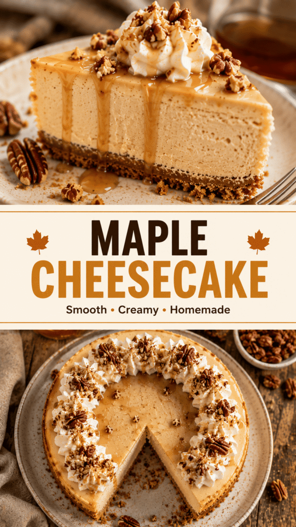 Maple Cheesecake