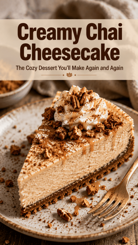 Chai Cheesecake