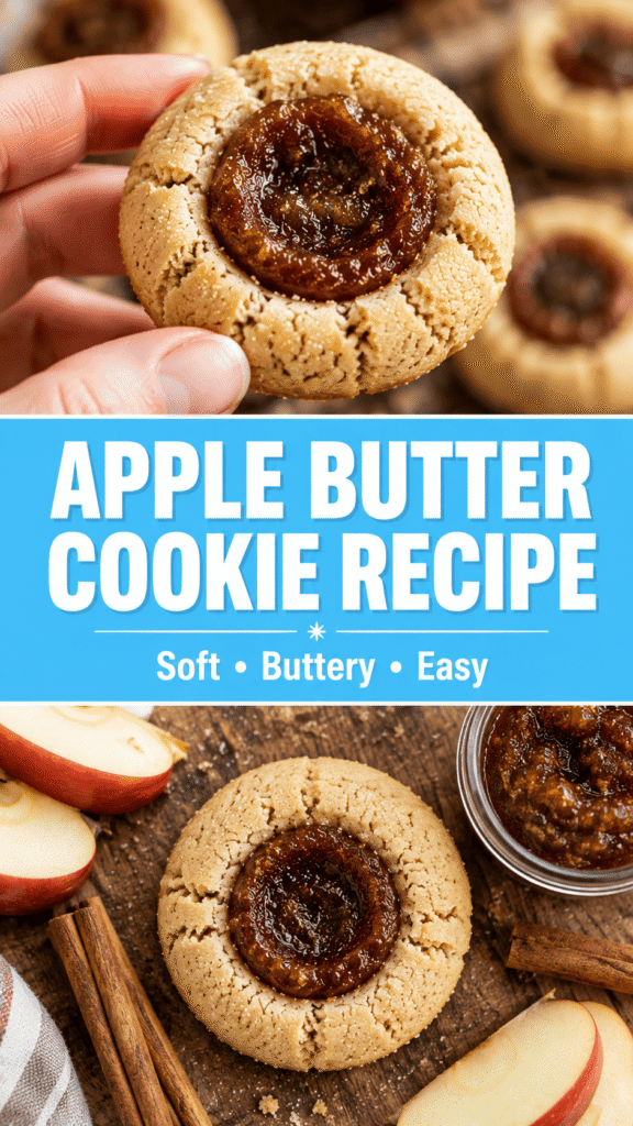 Apple Butter Thumbprint Cookies