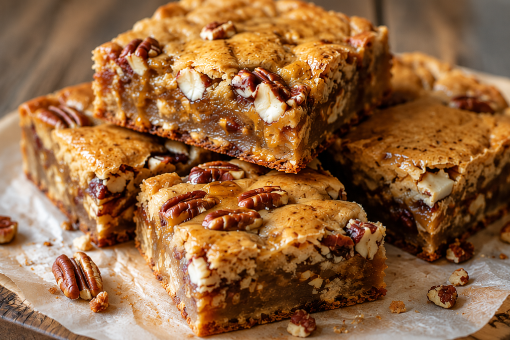 Maple Pecan Blondies