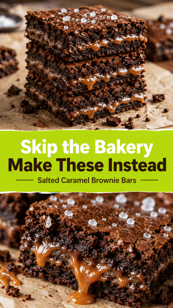 Salted Caramel Brownie Bars