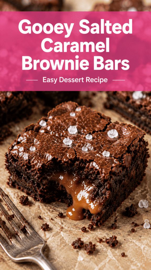Salted Caramel Brownie Bars