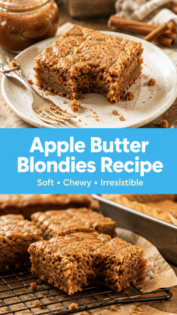 Apple Butter Blondies