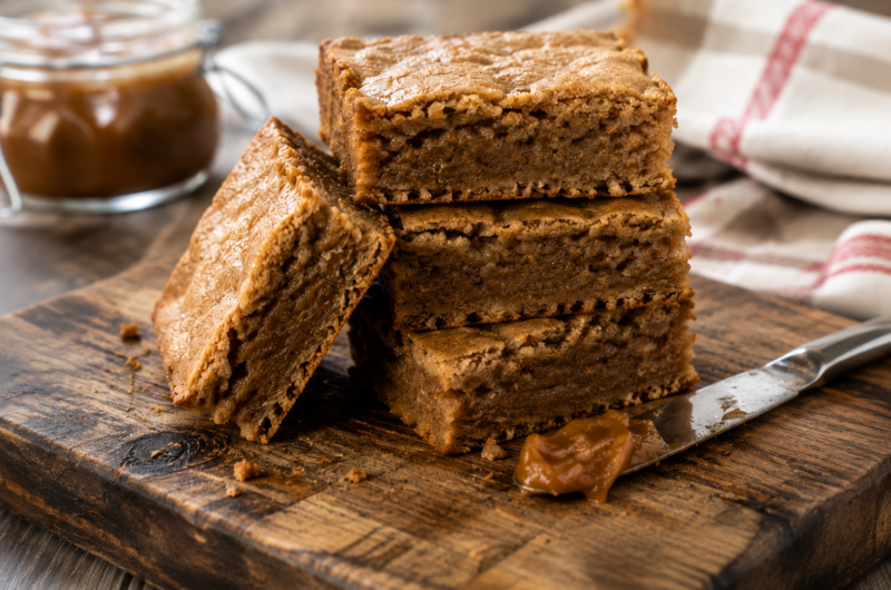 Apple Butter Blondies (Soft, Chewy & Packed with Fall Flavor)