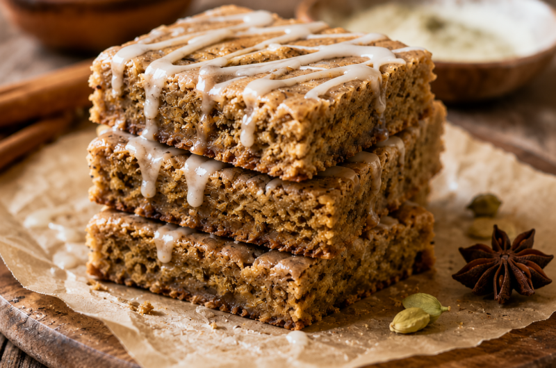 The Best Chai Spice Cookie Bars Recipe (Soft & Chewy!)