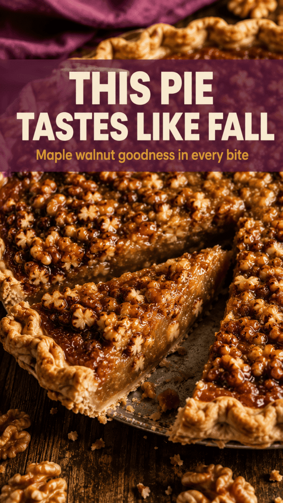Maple Walnut Pie